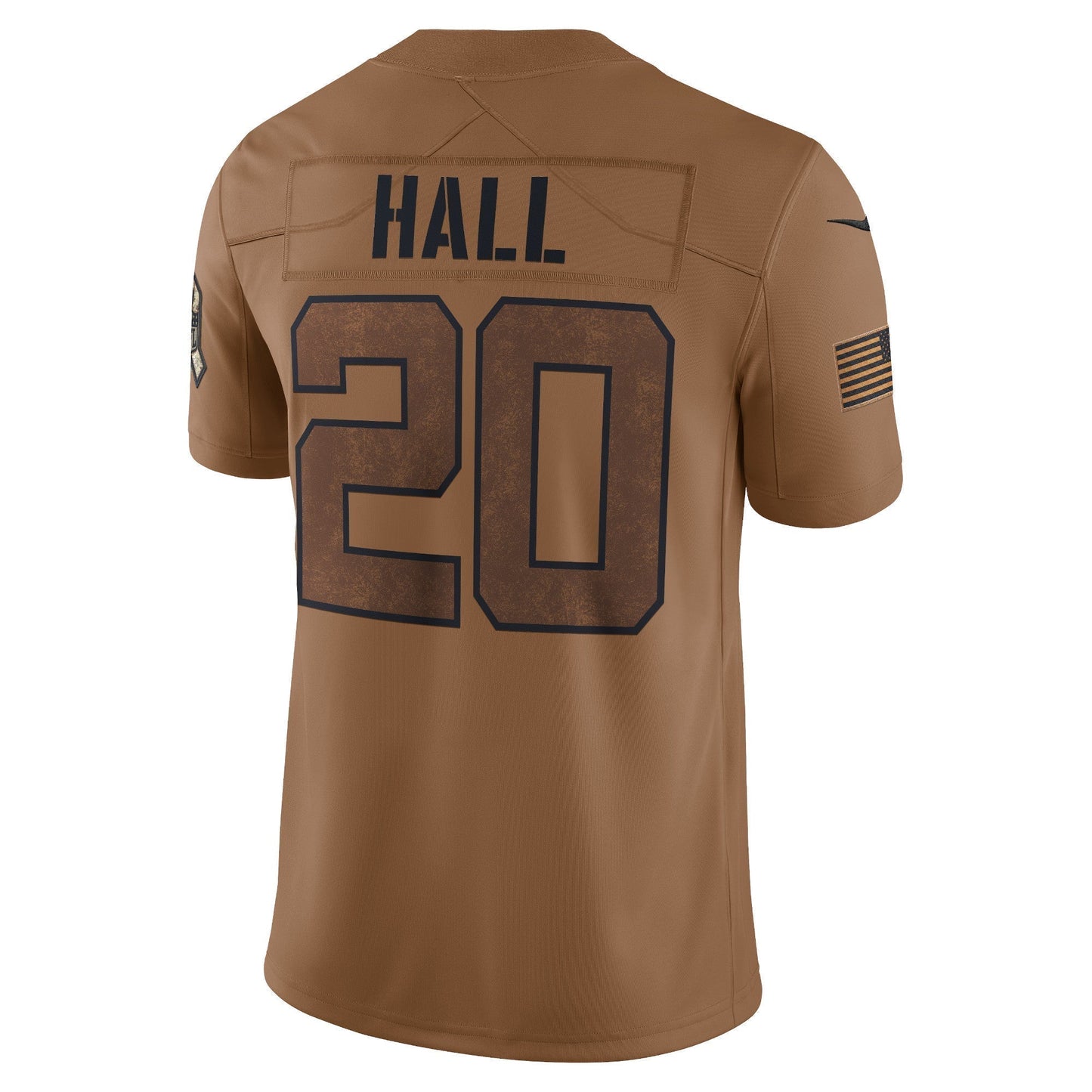 Breece Hall New York Jets Salute To Service Limited Jersey - Brown