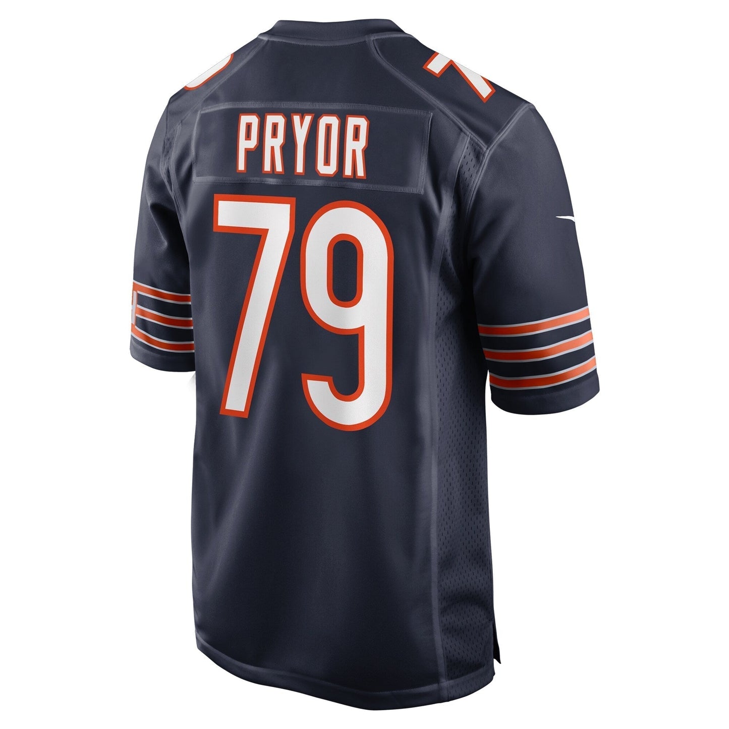 Matt Pryor Chicago Bears Game Jersey - Navy