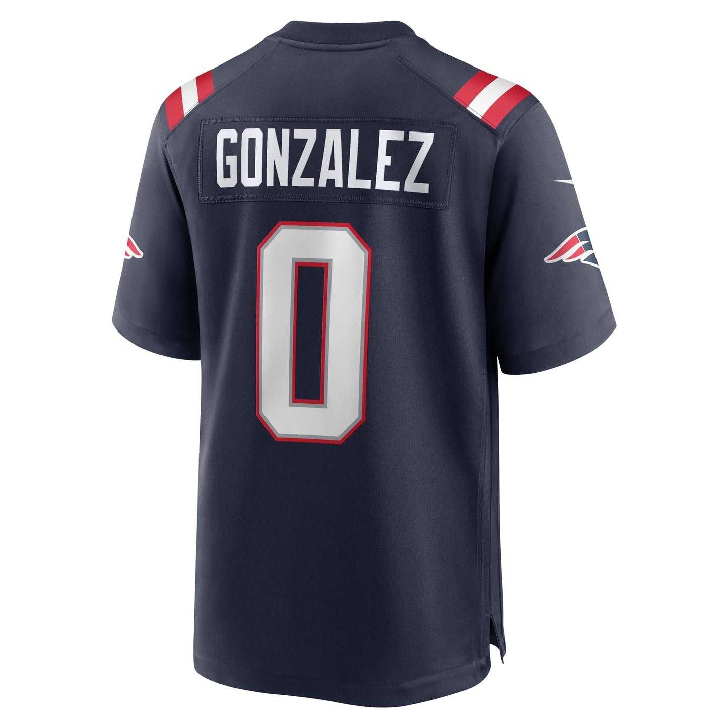 Christian Gonzalez New England Patriots Team Game Jersey - Navy