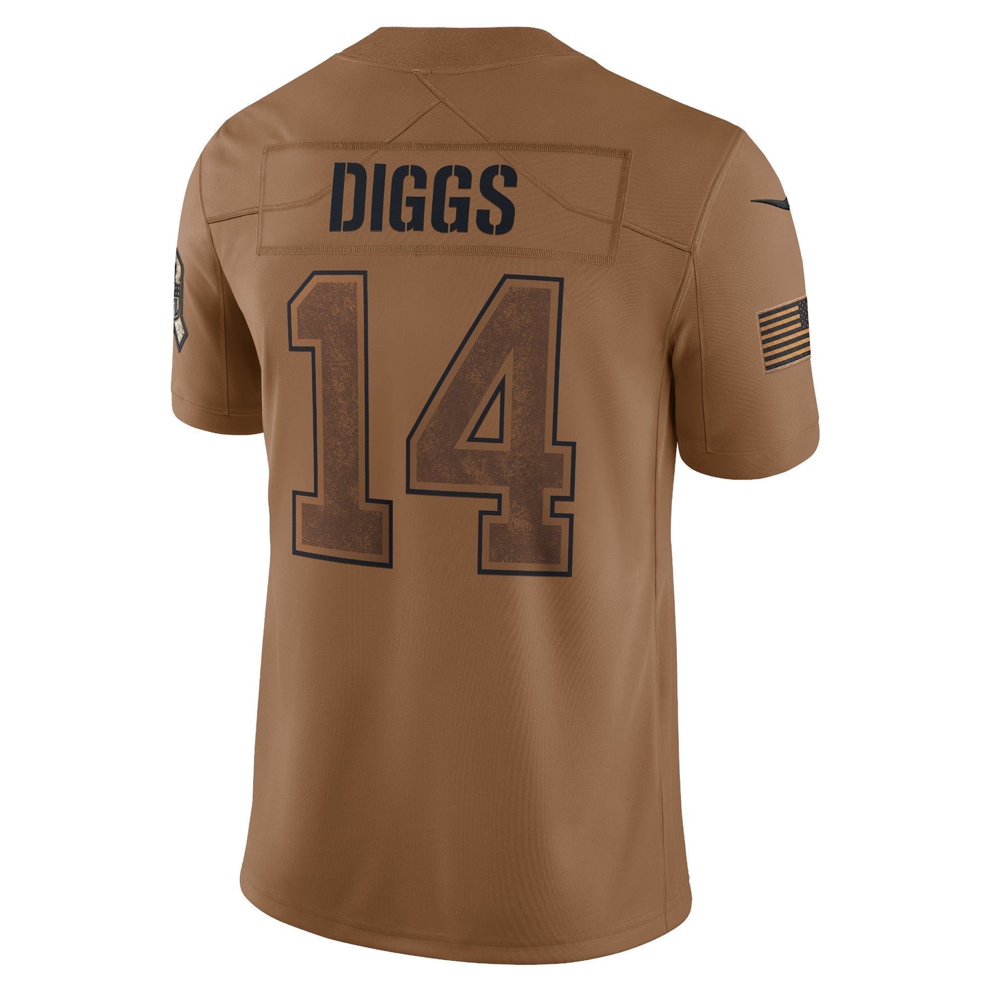 Stefon Diggs Buffalo Bills Salute To Service Limited Jersey - Brown