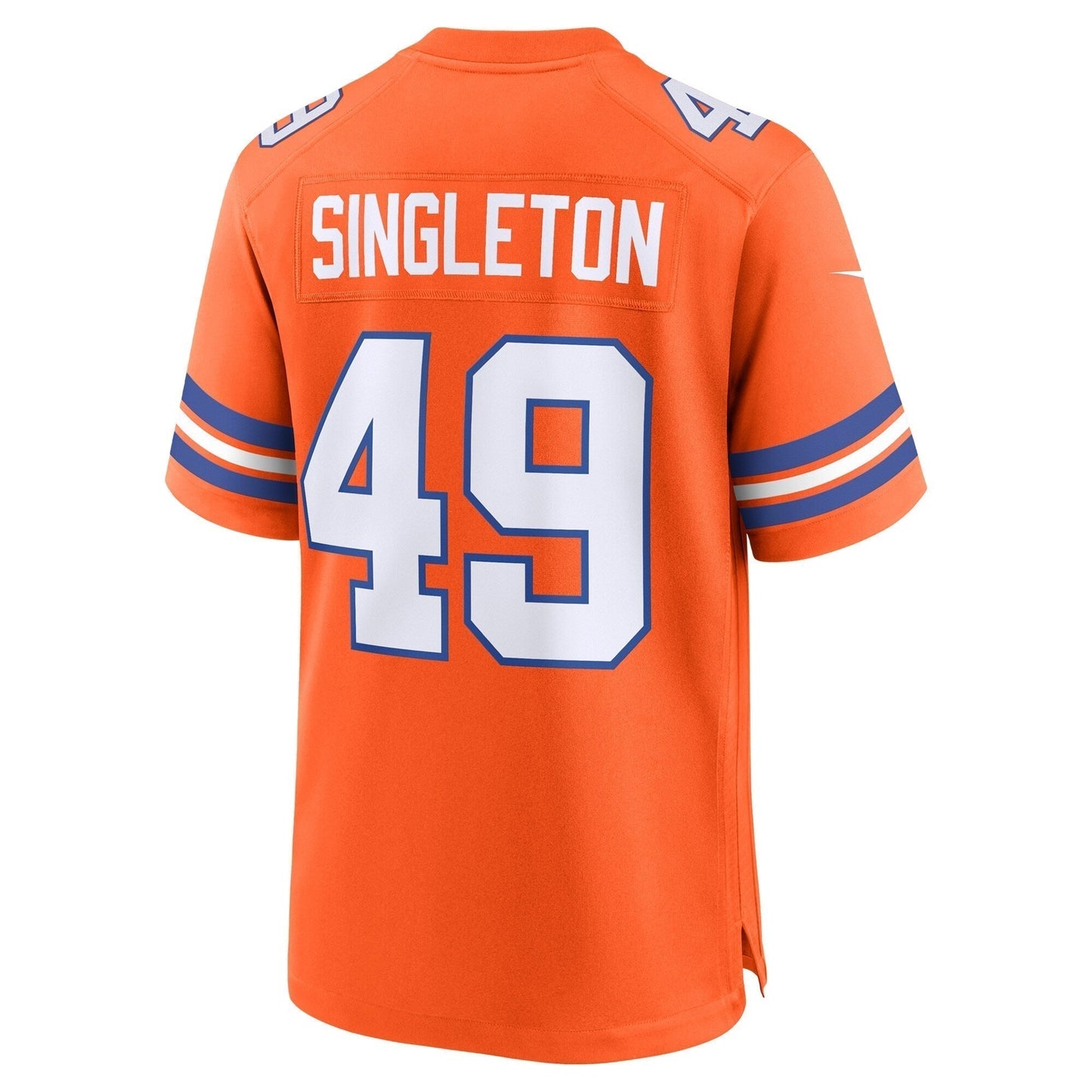 Alex Singleton Denver Broncos Alternate Game Jersey - Orange