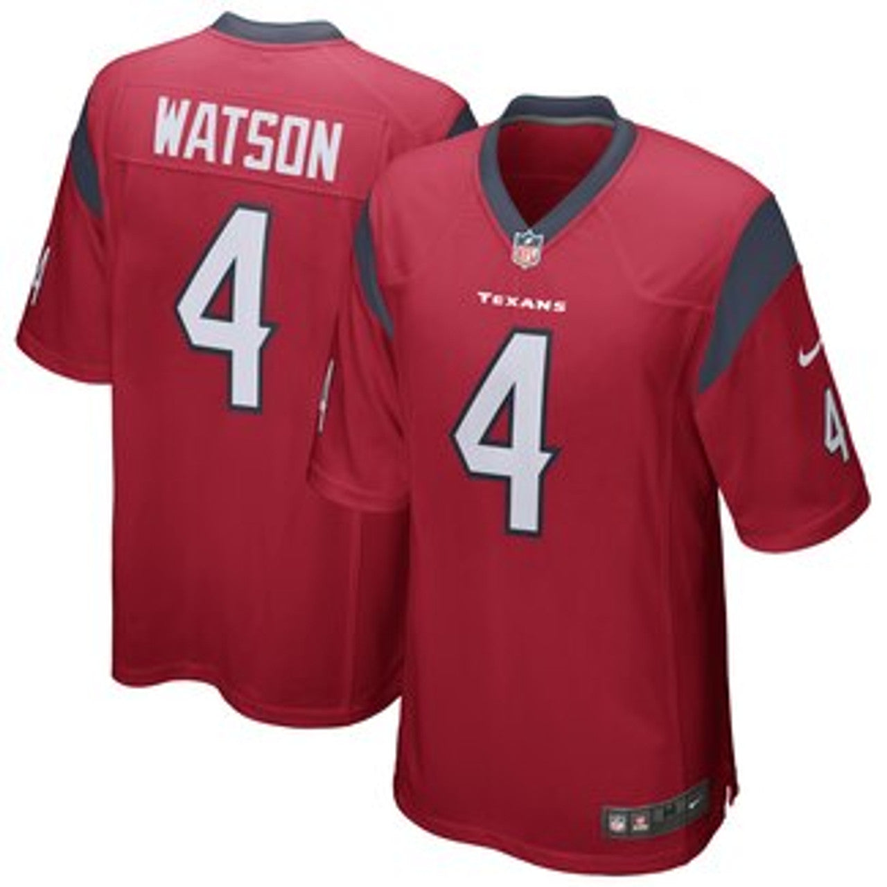 Men's Houston Texans Deshaun Watson Red Game Jersey