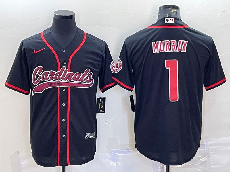 Men's Arizona Cardinals Kyler Murray Black Game Jersey Joint Edition