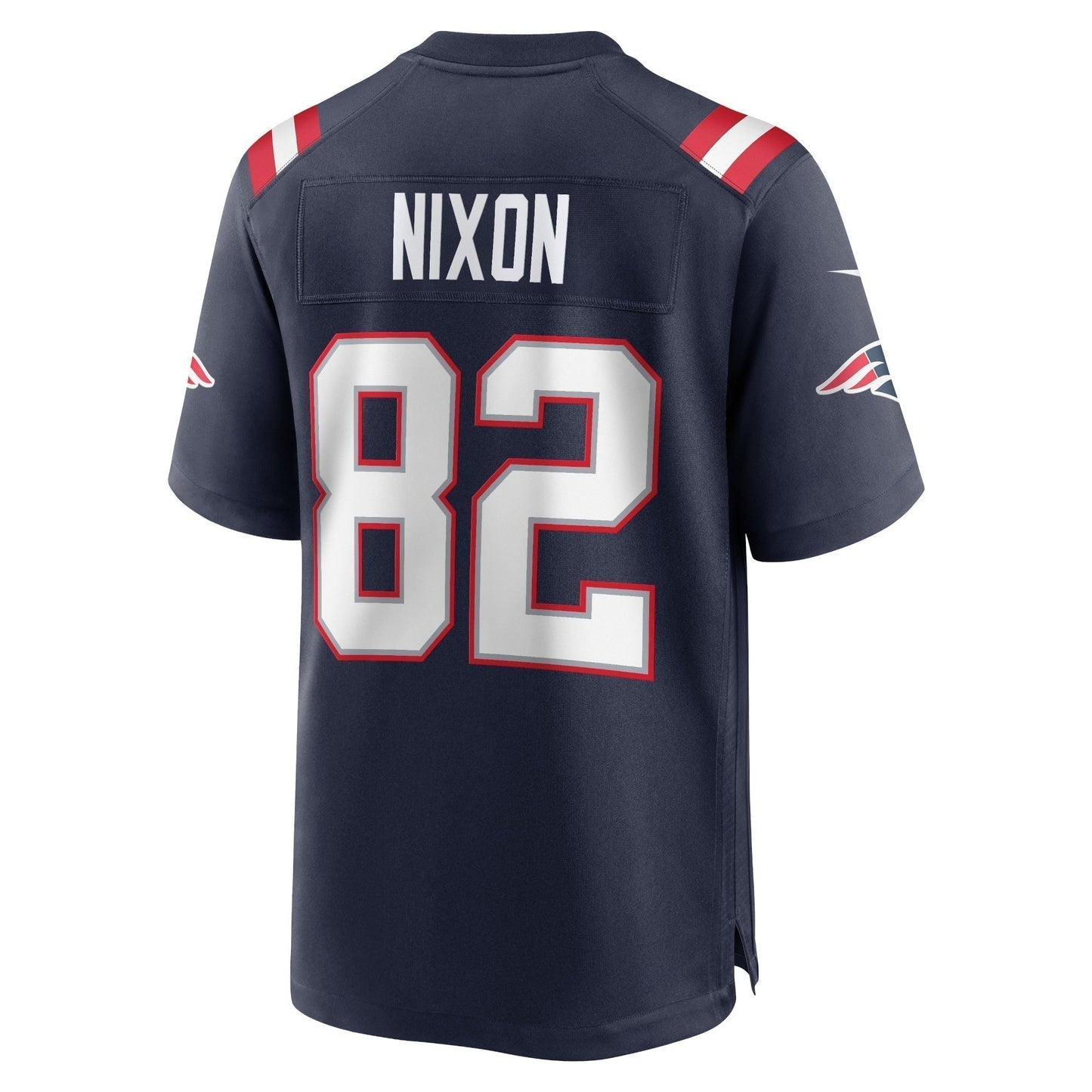 Tre Nixon New England Patriots Game Jersey - Navy