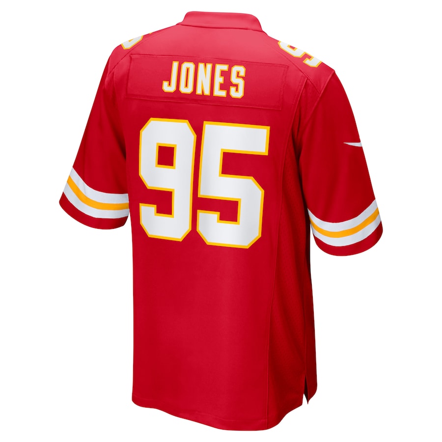 Men's Chris Jones Red Kansas City Chiefs Super Bowl LIX Game Jersey