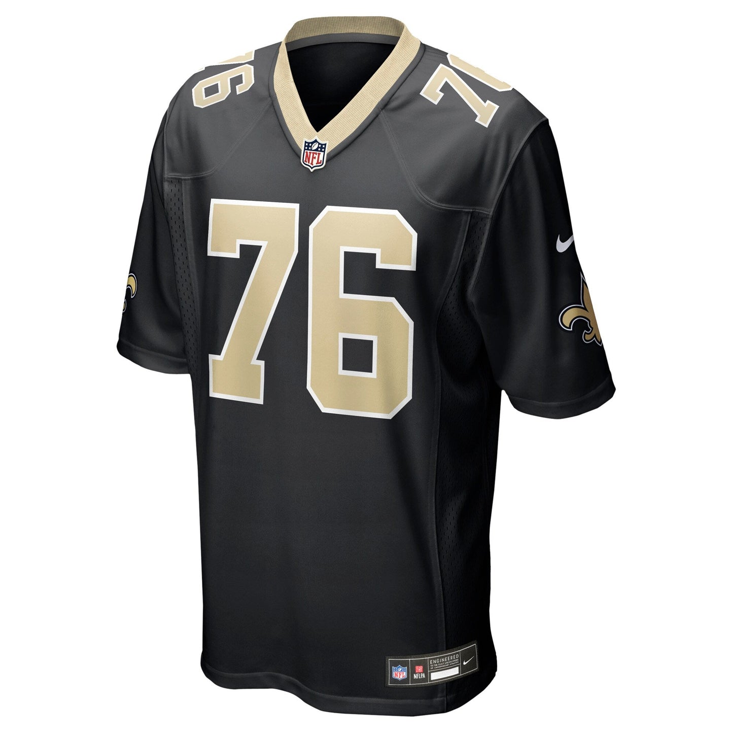 New Orleans Saints Will Clapp Black Team Game Jersey