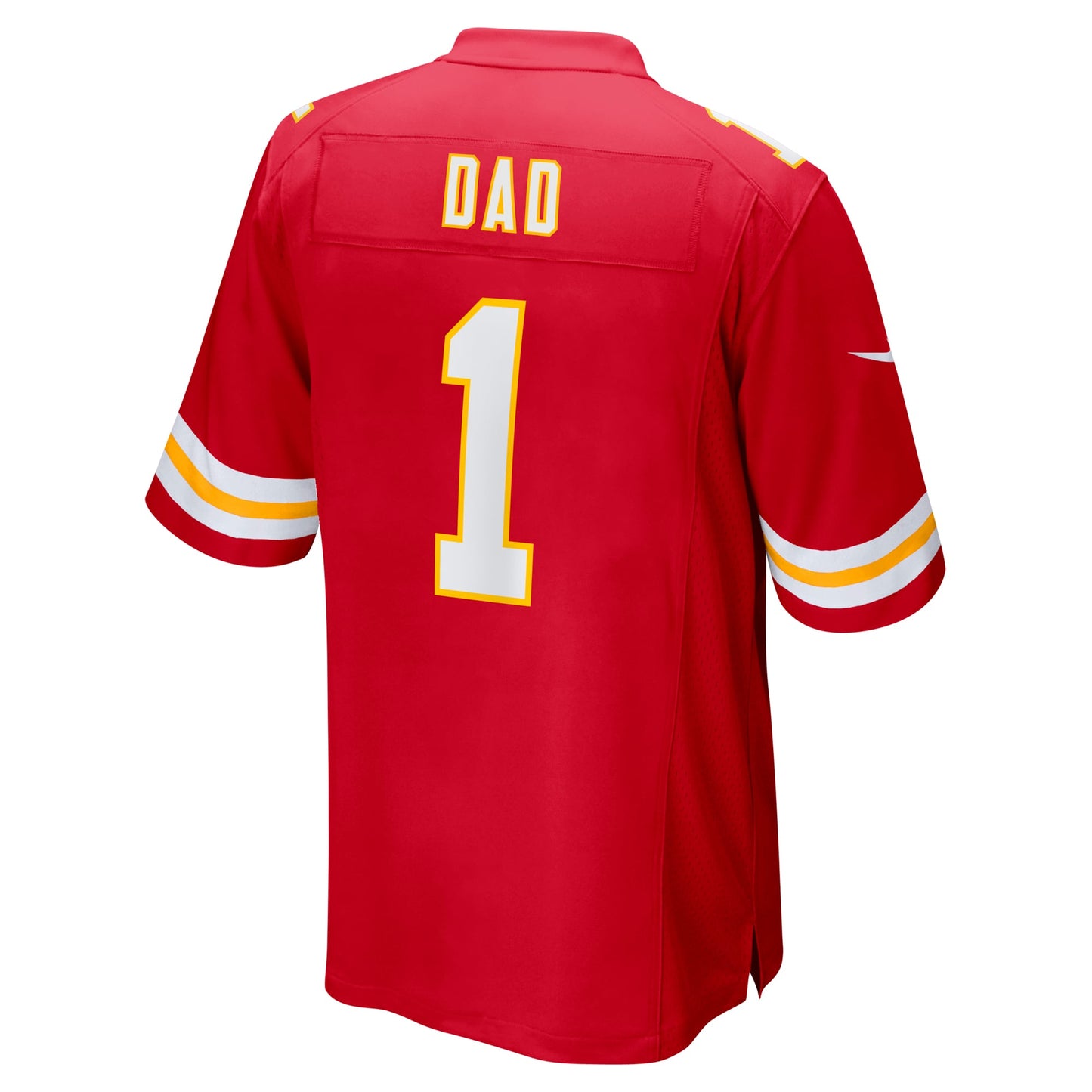 Number 1 Dad Kansas City Chiefs Game Jersey - Red
