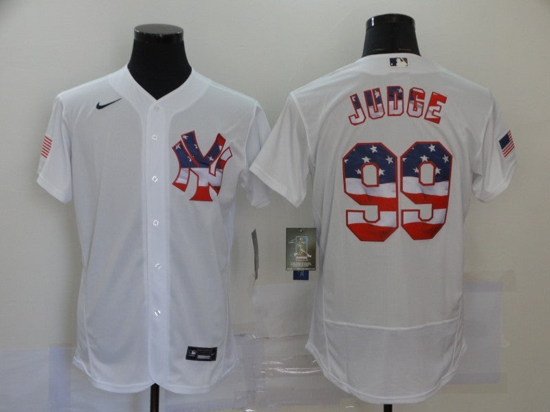 Men's New York Yankees Aaron Judge White Authentic Game Jersey