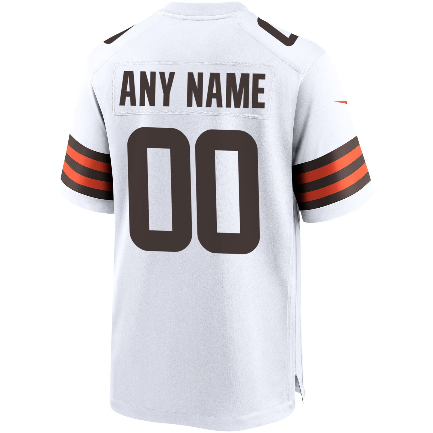Cleveland Browns Custom Game Jersey - White