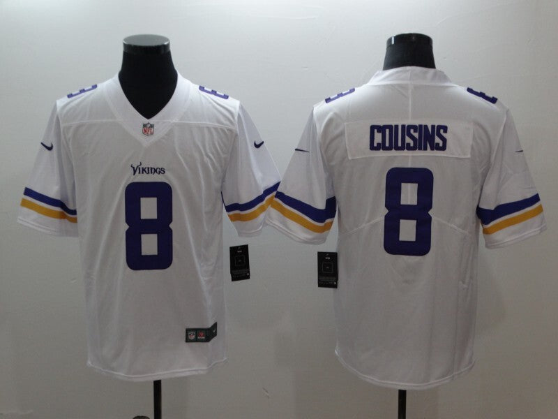 Men's Minnesota Vikings Kirk Cousins Jersey - White#8