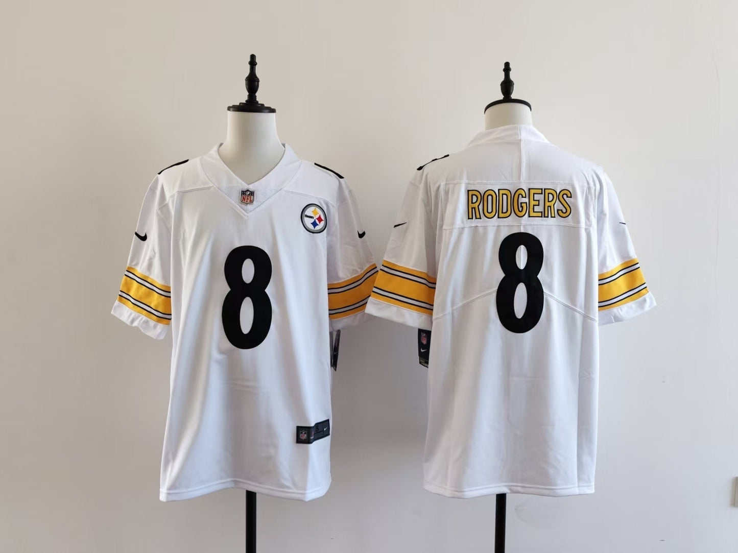 Men's Pittsburgh Steelers Aaron Rodgers Jersey - White