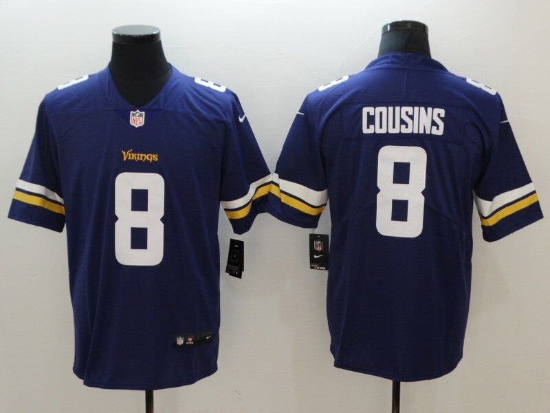 Men's Minnesota Vikings Kirk Cousins Jersey - Purple#8
