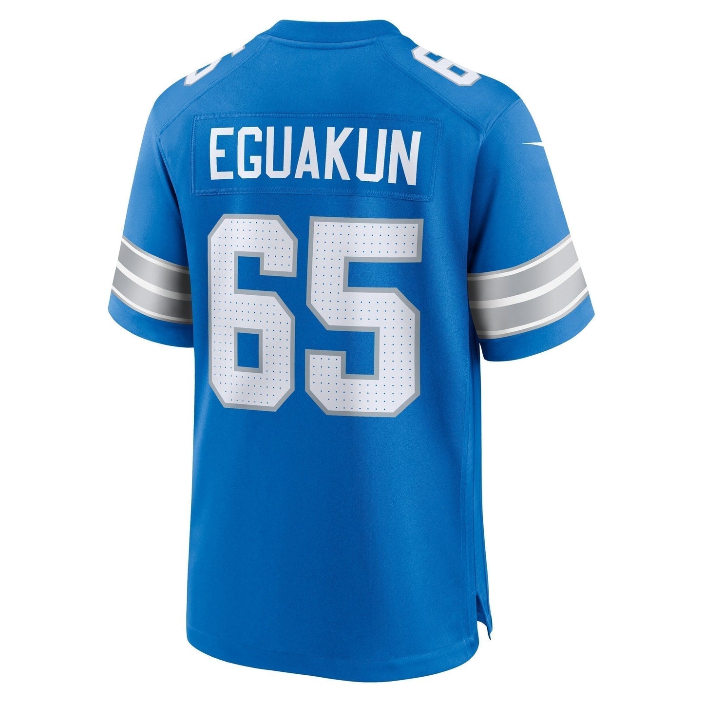Kingsley Eguakun Detroit Lions Game Jersey - Blue