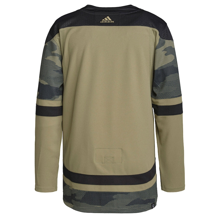 Vancouver Canucks Camo Logo Military Appreciation Team Authentic Practice Jersey
