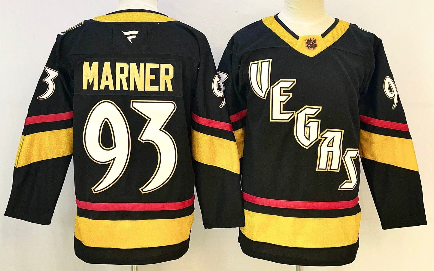 Men's Vegas Golden Knights Mitch Marner #93 Fanatics Black Breakaway Player Jersey