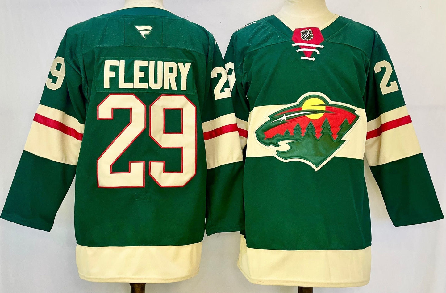 Men's Minnesota Wild Marc-Andr Fleury #29 Fanatics Green Player Jersey
