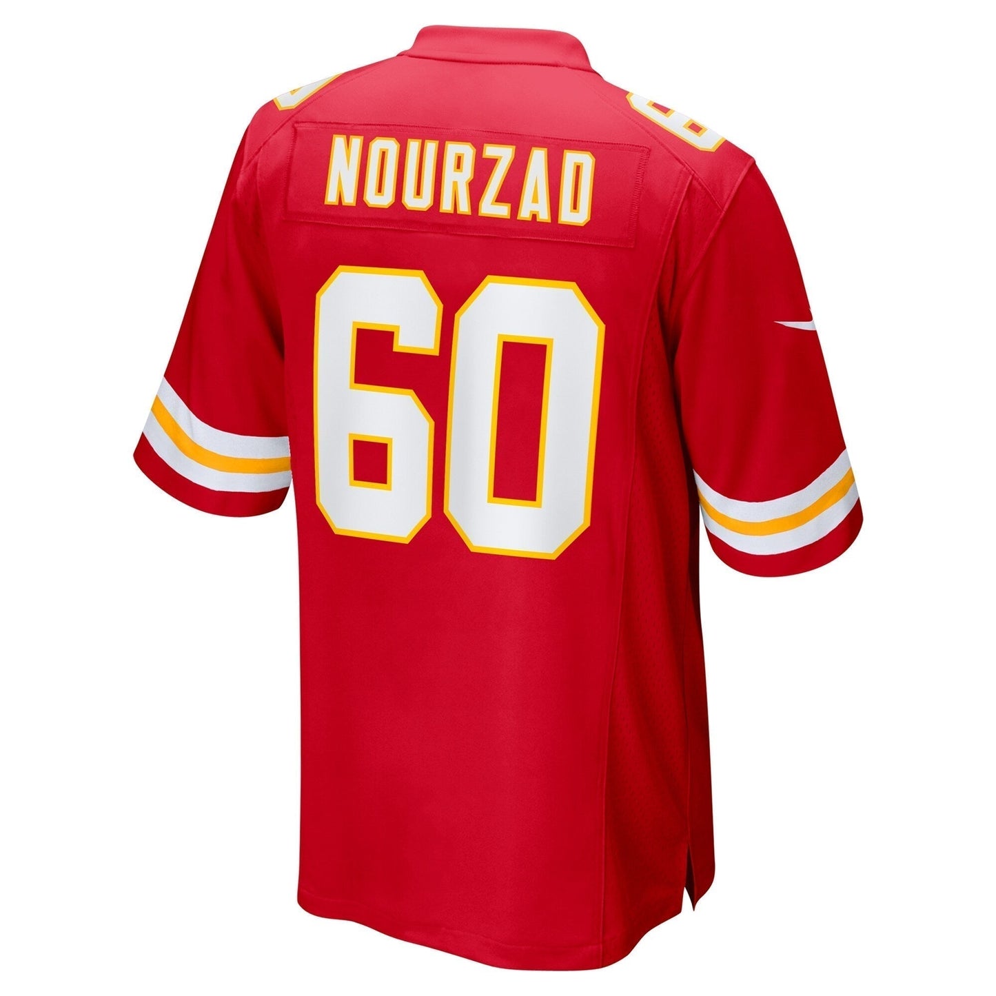 Hunter Nourzad Kansas City Chiefs Game Jersey - Red