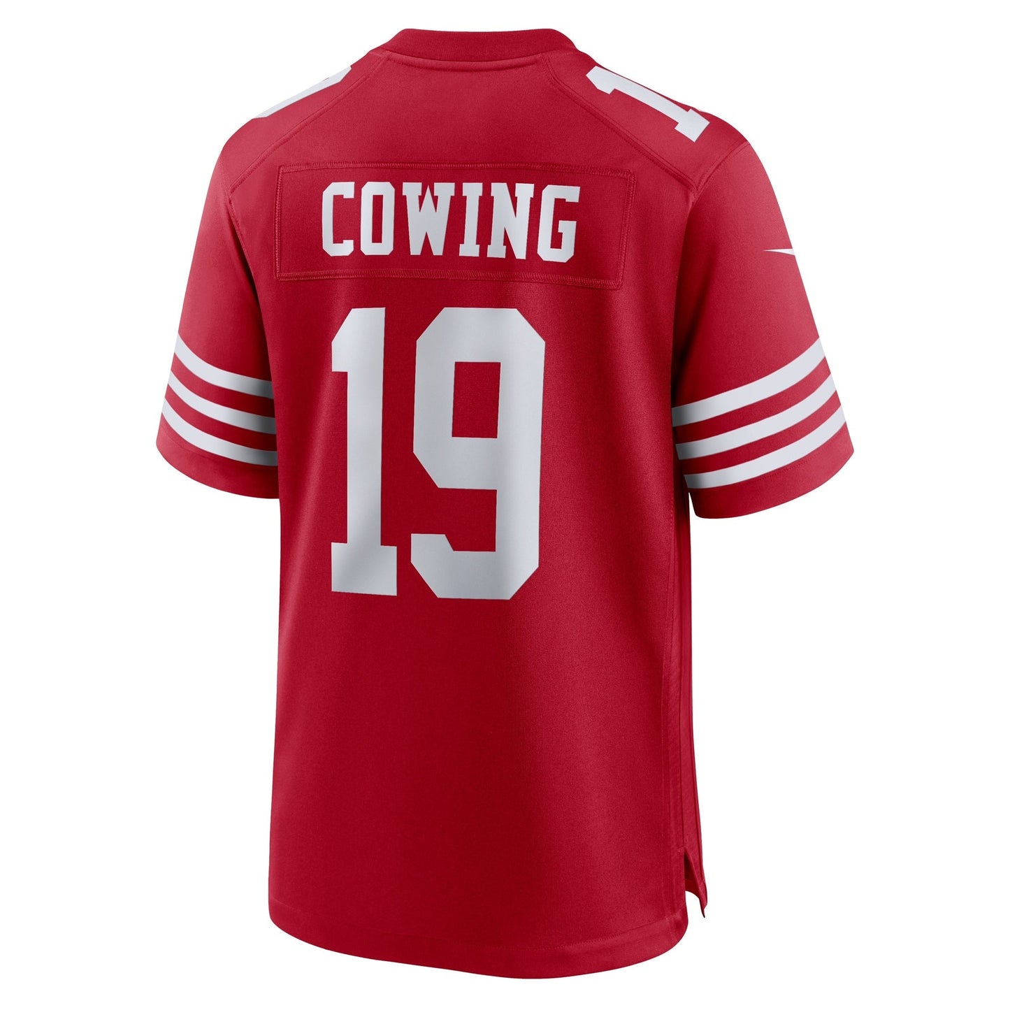Jacob Cowing San Francisco 49ers Game Jersey - Scarlet