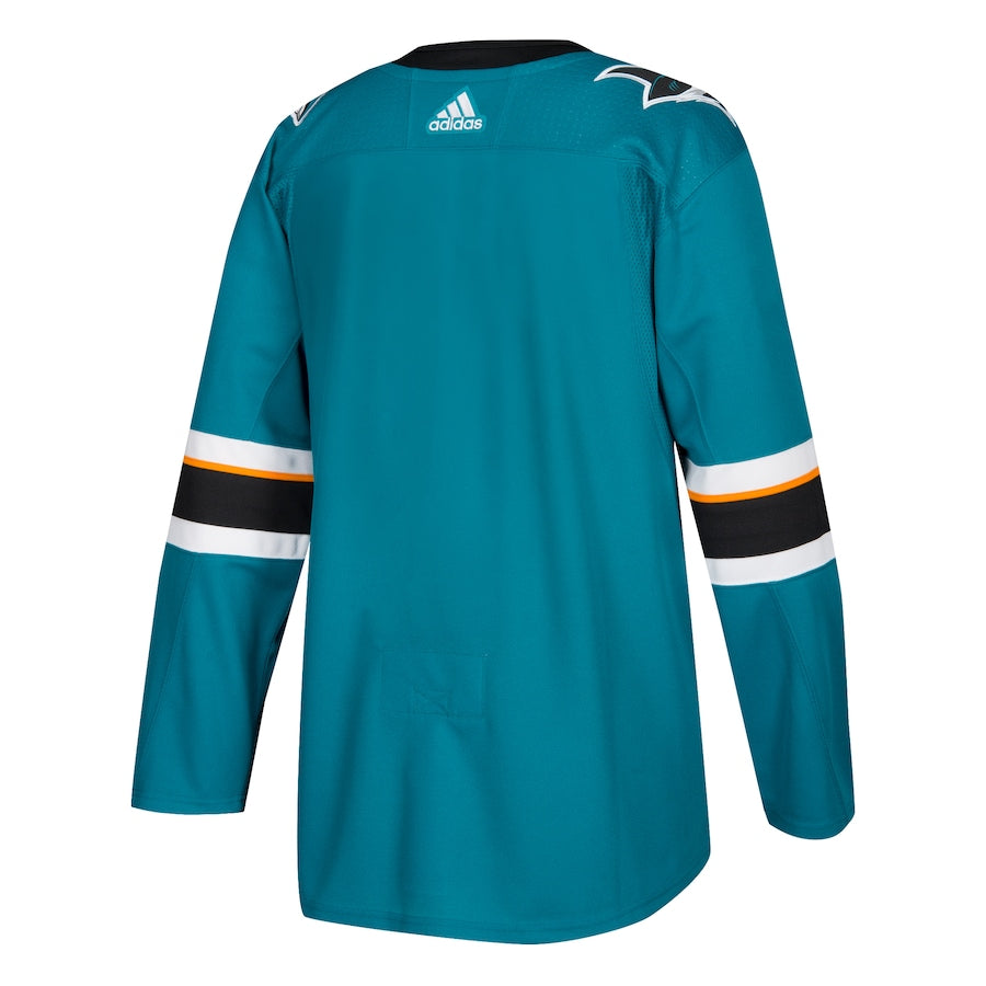 Men's San Jose Sharks Teal Home Authentic Blank Jersey