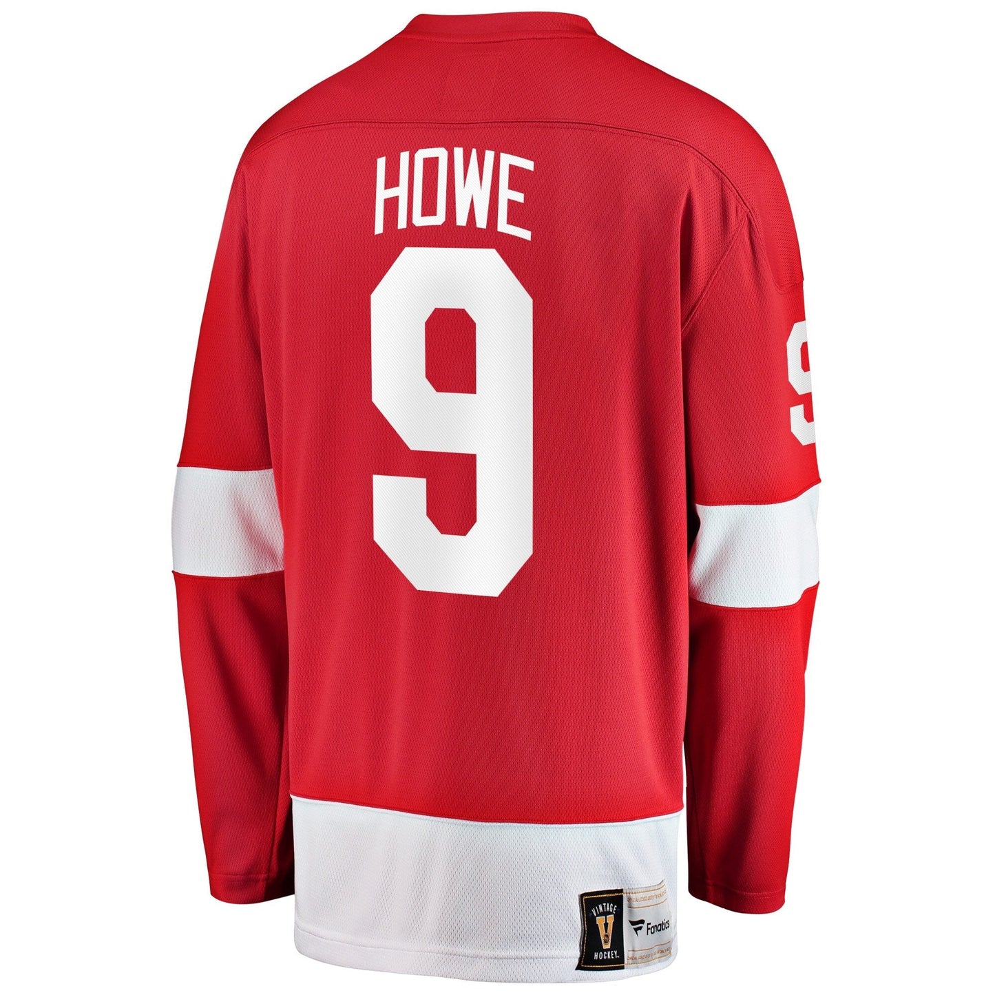 Gordie Howe Detroit Red Wings Premier Breakaway Retired Jersey - Red