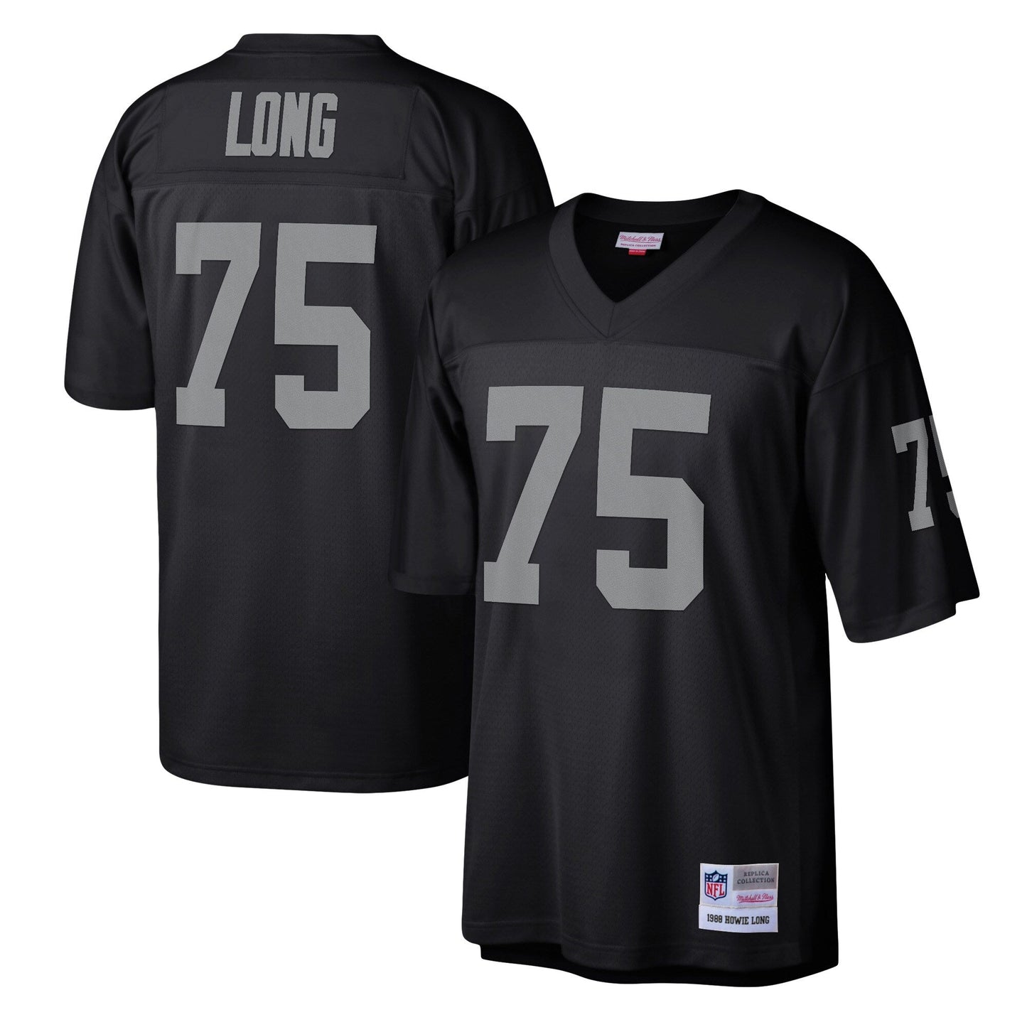 Las Vegas Raiders Howie Long Mitchell & Ness Black Legacy Replica Jersey