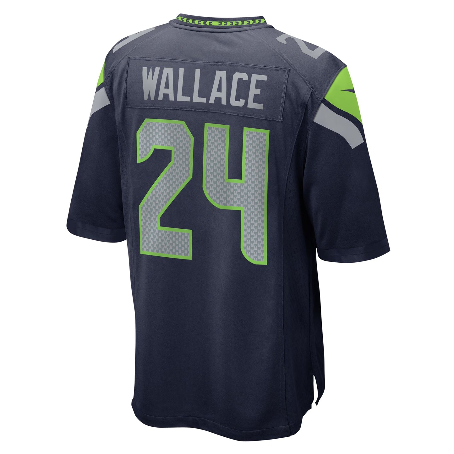 Seattle Seahawks K'Von Wallace College Navy Game Jersey