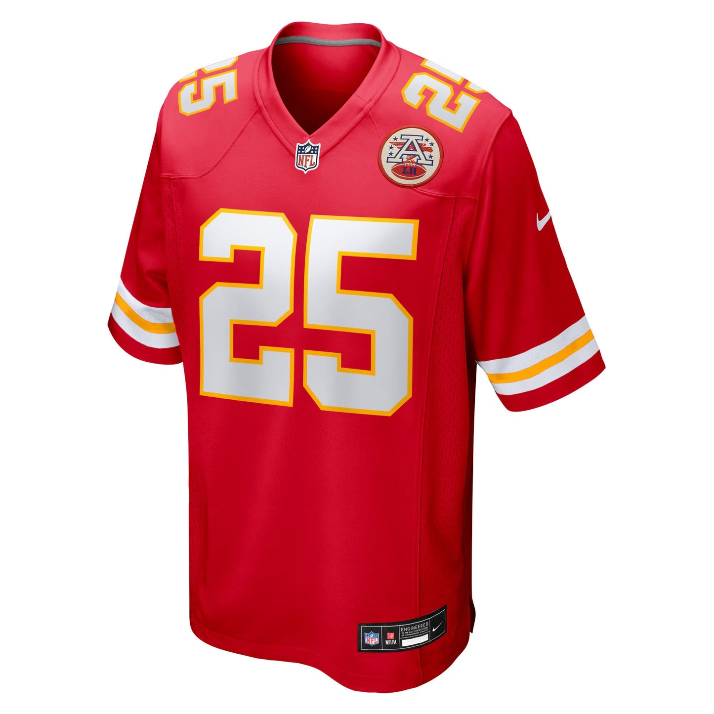 Kansas City Chiefs Elijah Mitchell Red Team Game Jersey