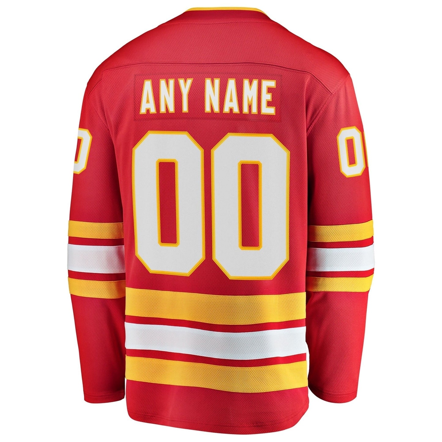 Calgary Flames Fanatics Home Breakaway Custom Jersey Red