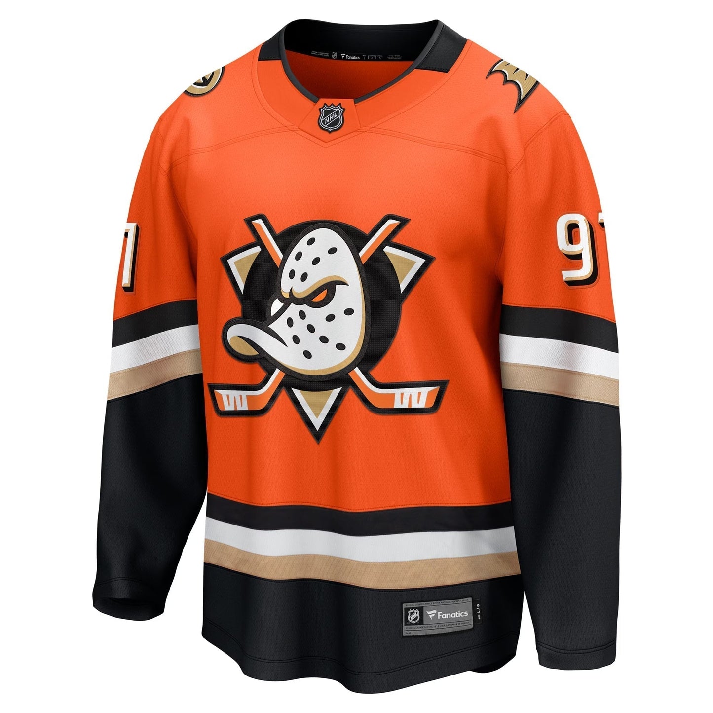 Leo Carlsson Anaheim Ducks Fanatics Home Breakaway Jersey Orange
