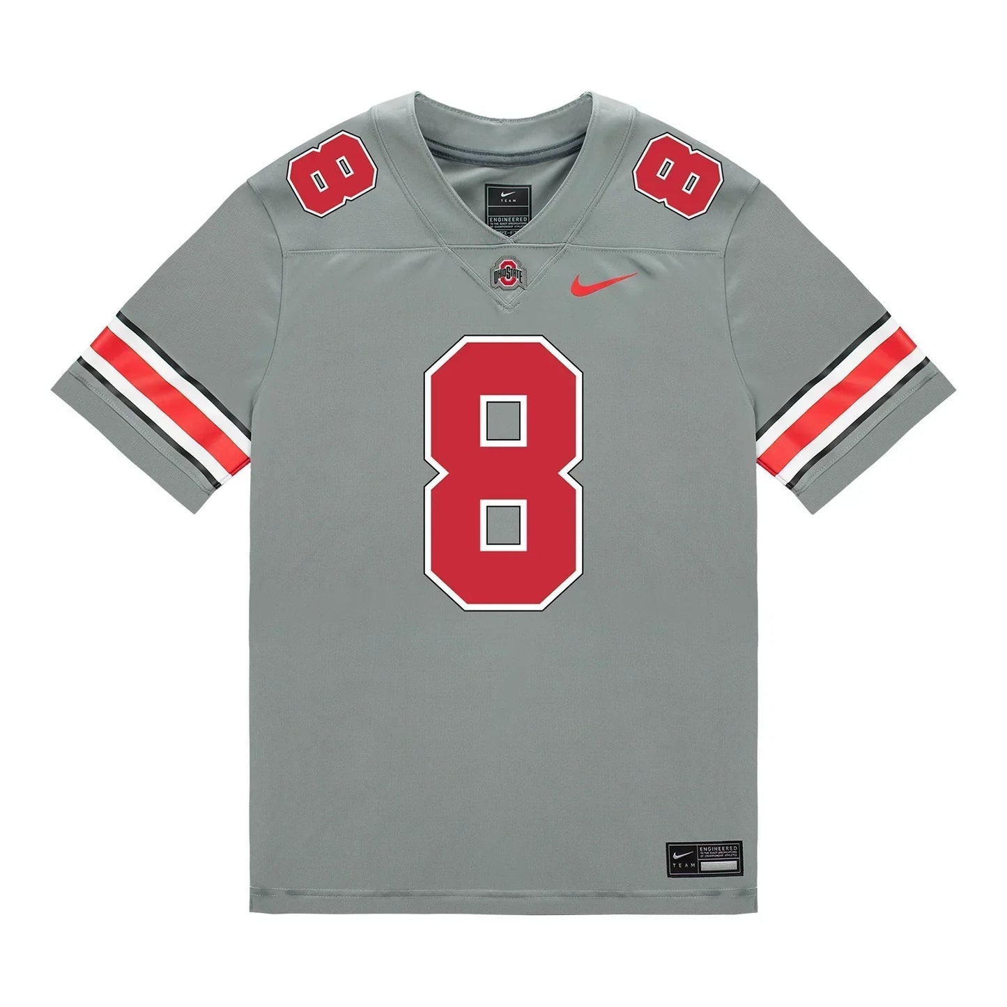 Arvell Reese Ohio State Buckeyes Jersey Grey