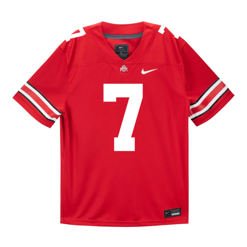 Jermaine Mathews Jr. Ohio State Buckeyes Jersey Red