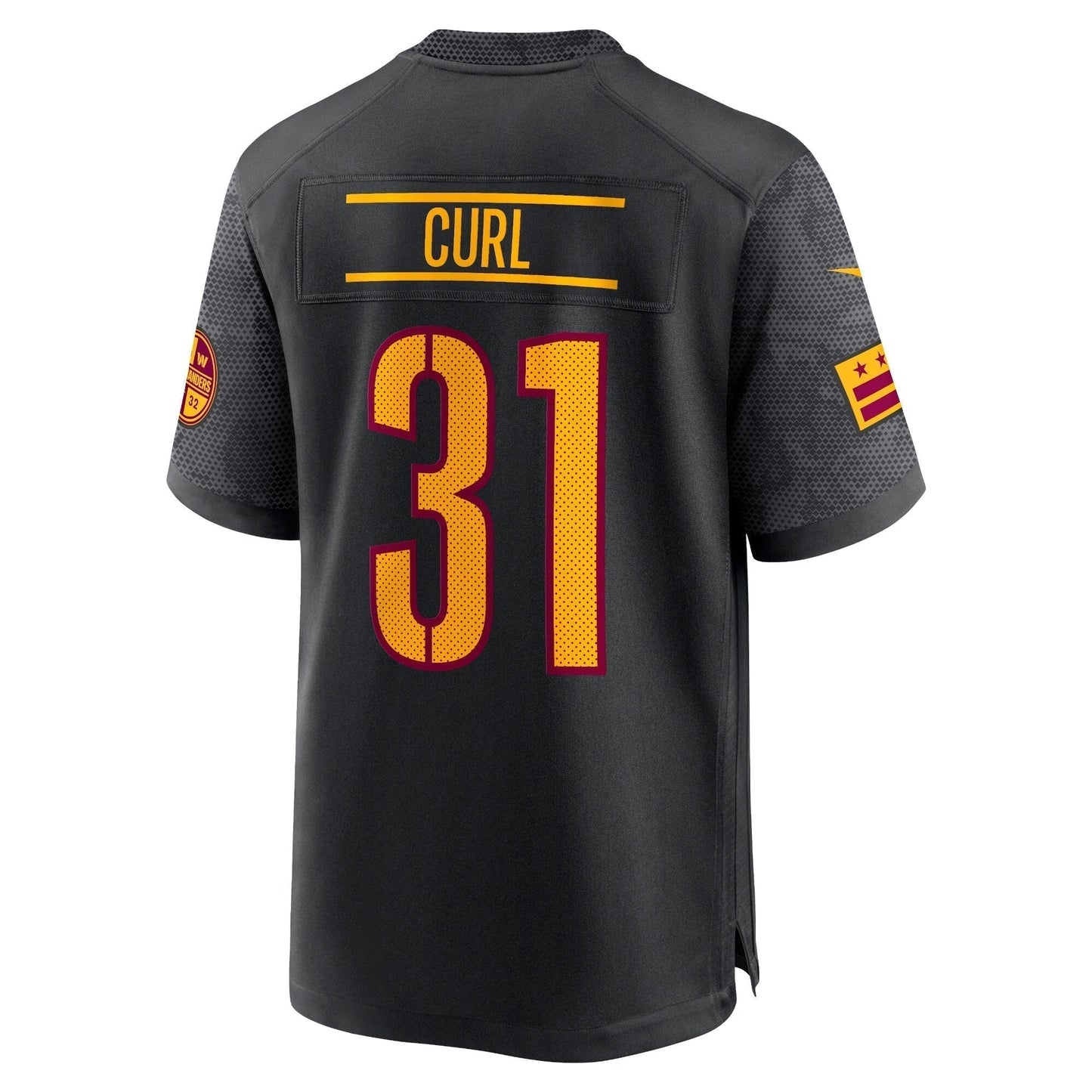 Kamren Curl Washington Commanders Alternate Game Jersey - Black