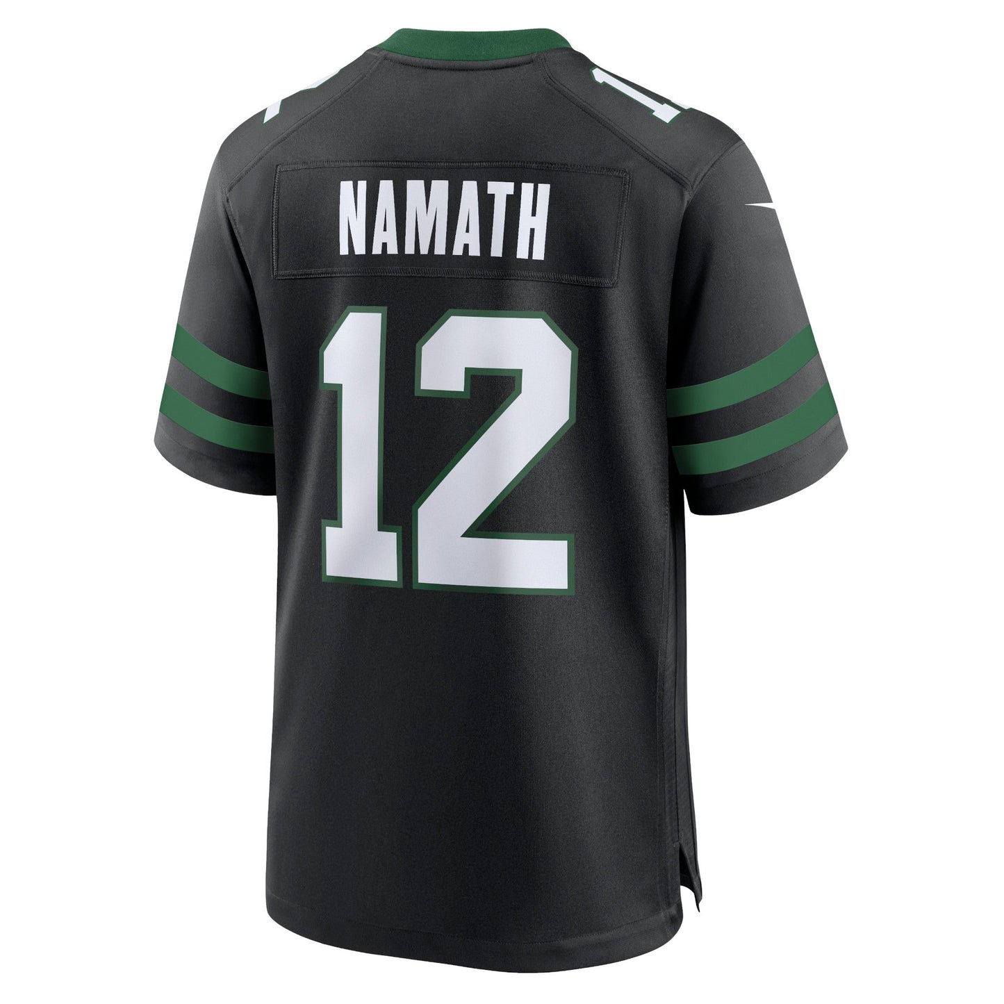 Joe Namath New York Jets Alternate Retired Game Jersey - Legacy Black