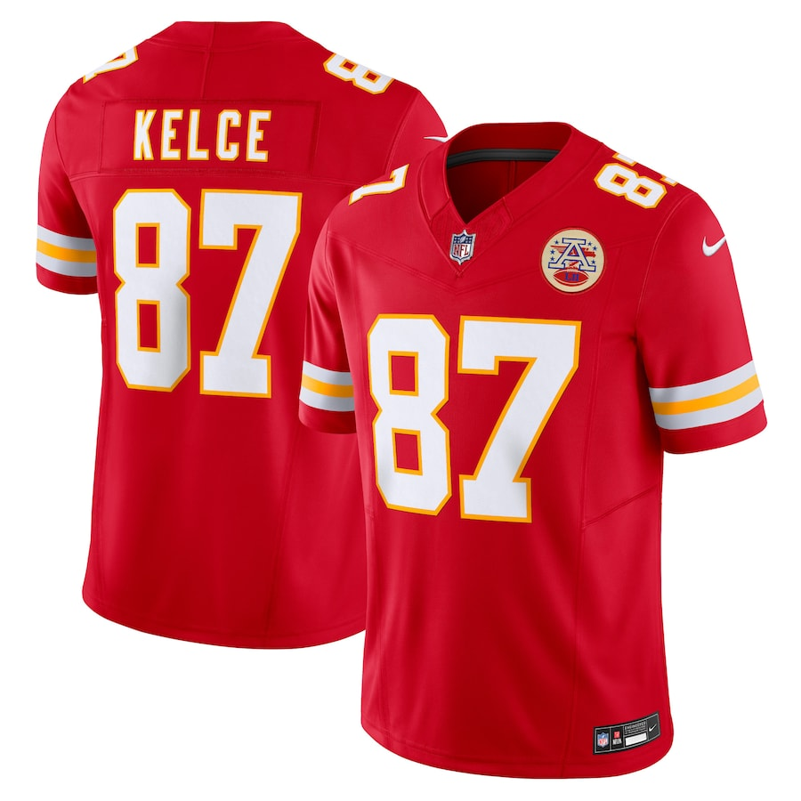 Kansas City Chiefs Travis Kelce Red Vapor F.U.S.E. Limited Jersey