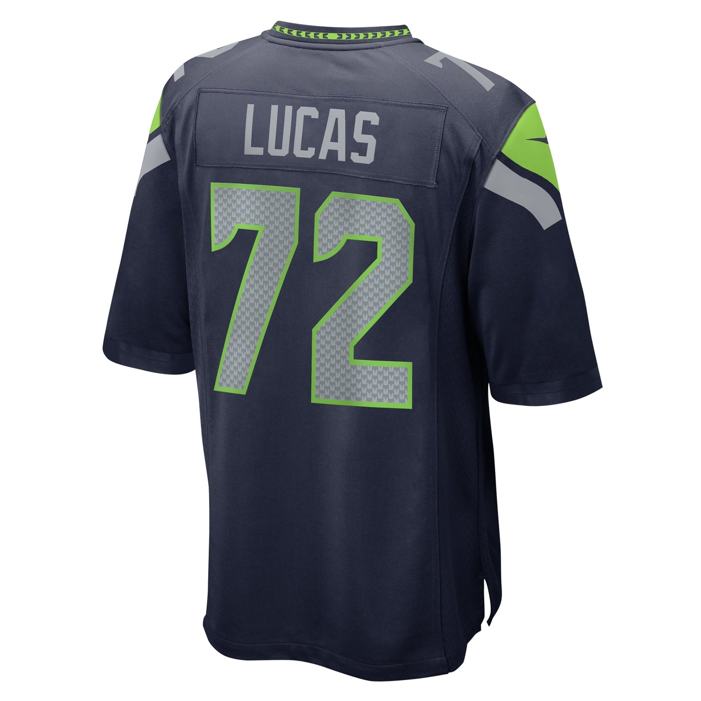 Abraham Lucas Seattle Seahawks Game Jersey - College Navy