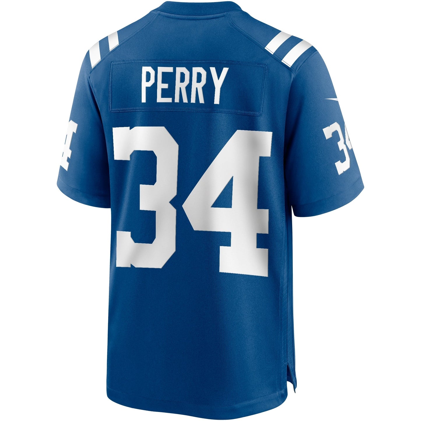 Joe Perry Indianapolis Colts Game Retired Jersey - Royal