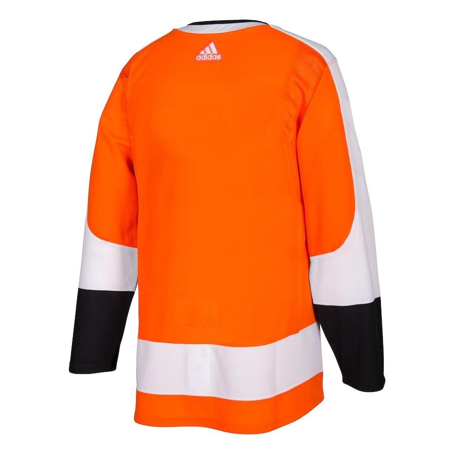 Men's Philadelphia Flyers Orange Home Authentic Blank Jersey