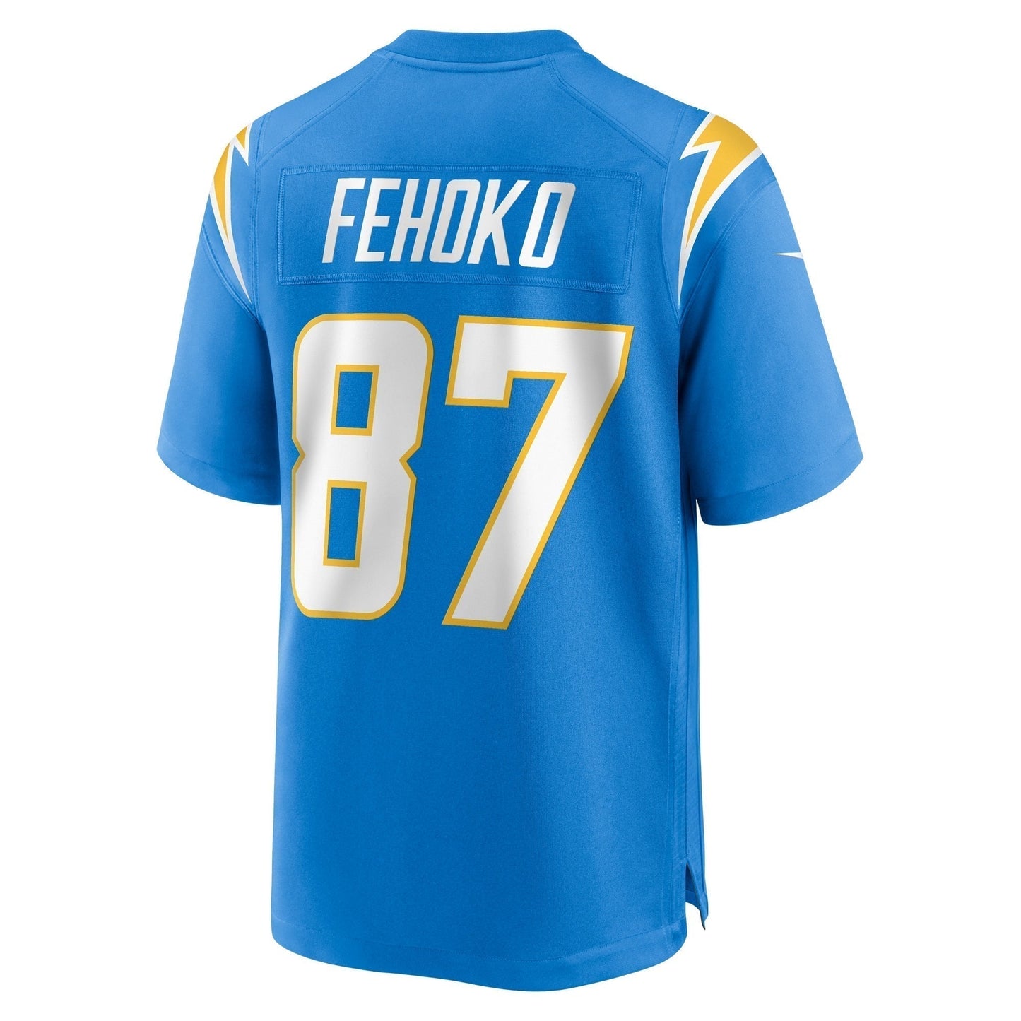 Simi Fehoko Los Angeles Chargers Game Jersey - Powder Blue