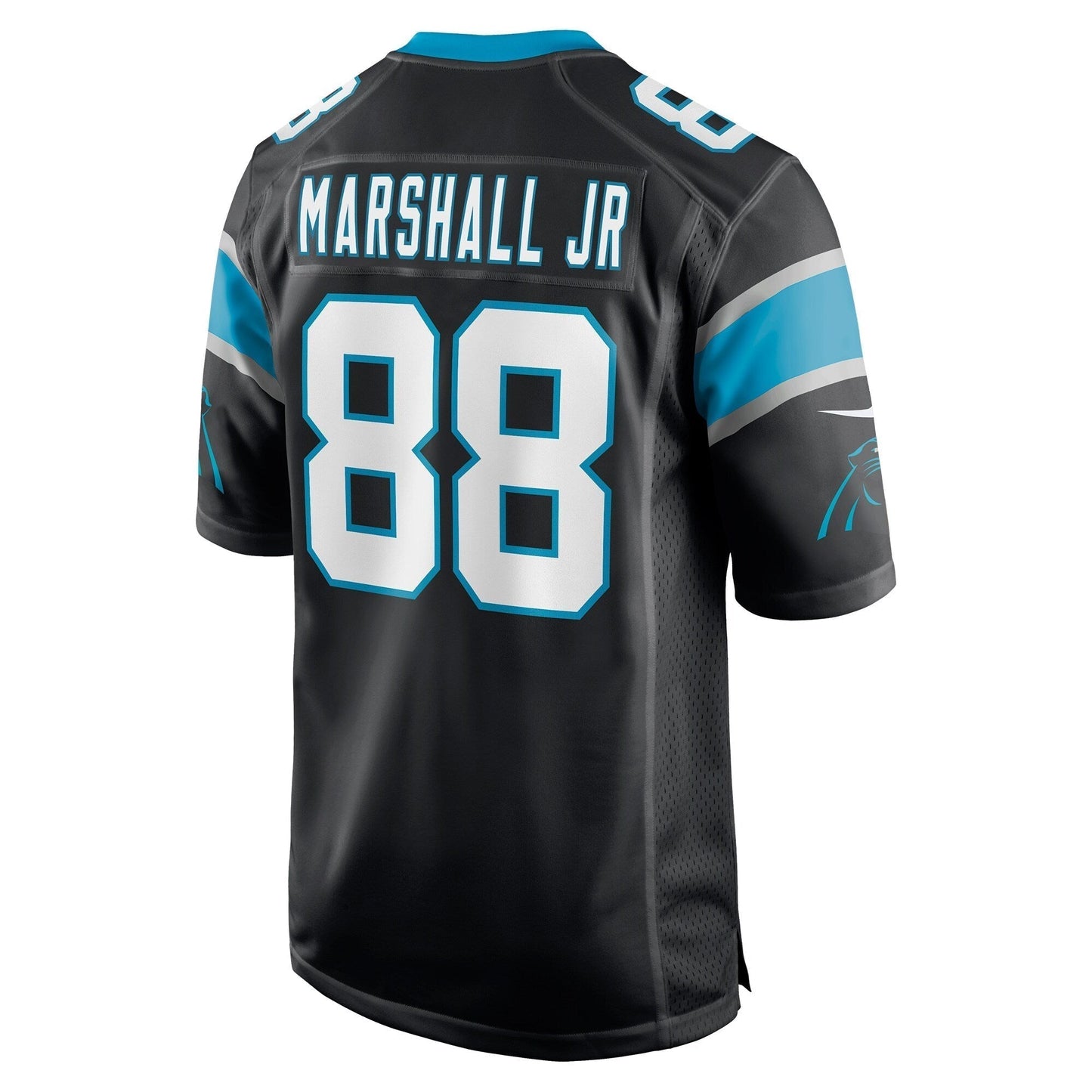 Terrace Marshall Jr. Carolina Panthers 2021 NFL Draft Pick Game Jersey - Black
