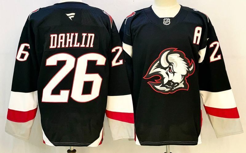 Men's Buffalo Sabres Rasmus Dahlin Fanatics Black Player Jersey