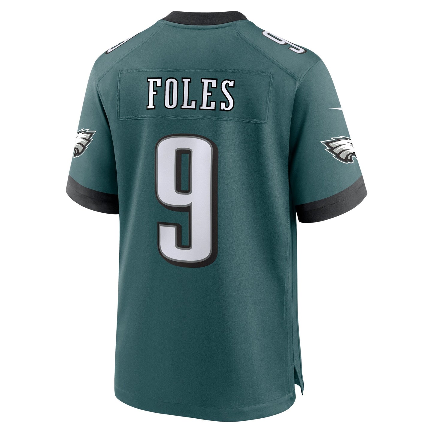 Nick Foles Philadelphia Eagles Team Retired Game Jersey - Midnight Green
