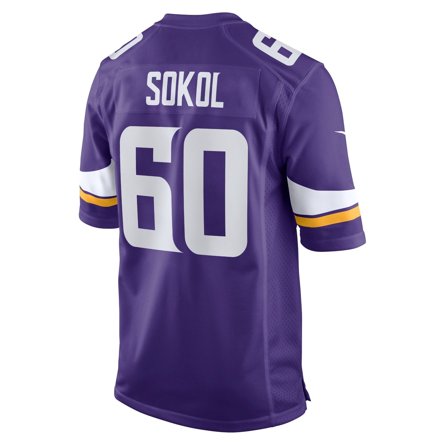 Josh Sokol Minnesota Vikings Home Game Jersey - Purple