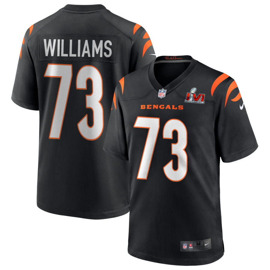 Jonah Williams Cincinnati Bengals Super Bowl LVI Game Jersey - Black