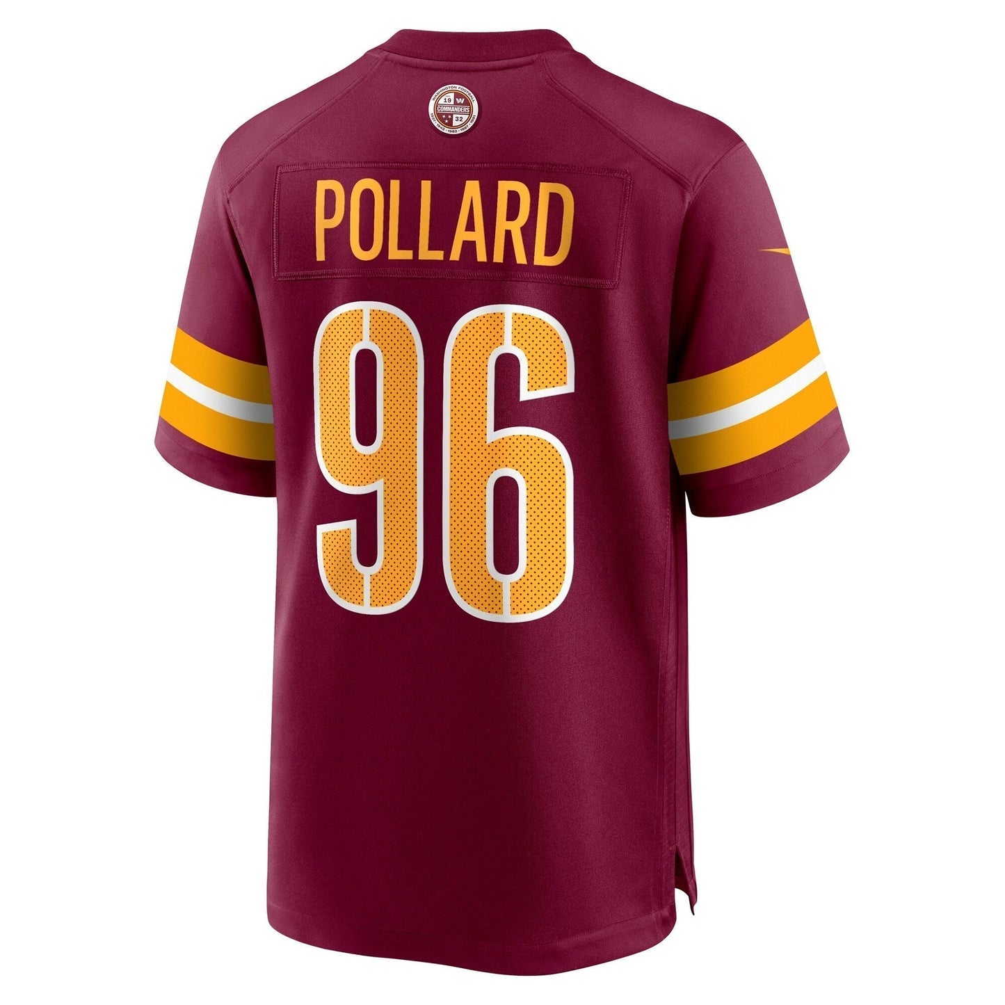 Norell Pollard Washington Commanders Game Jersey - Burgundy