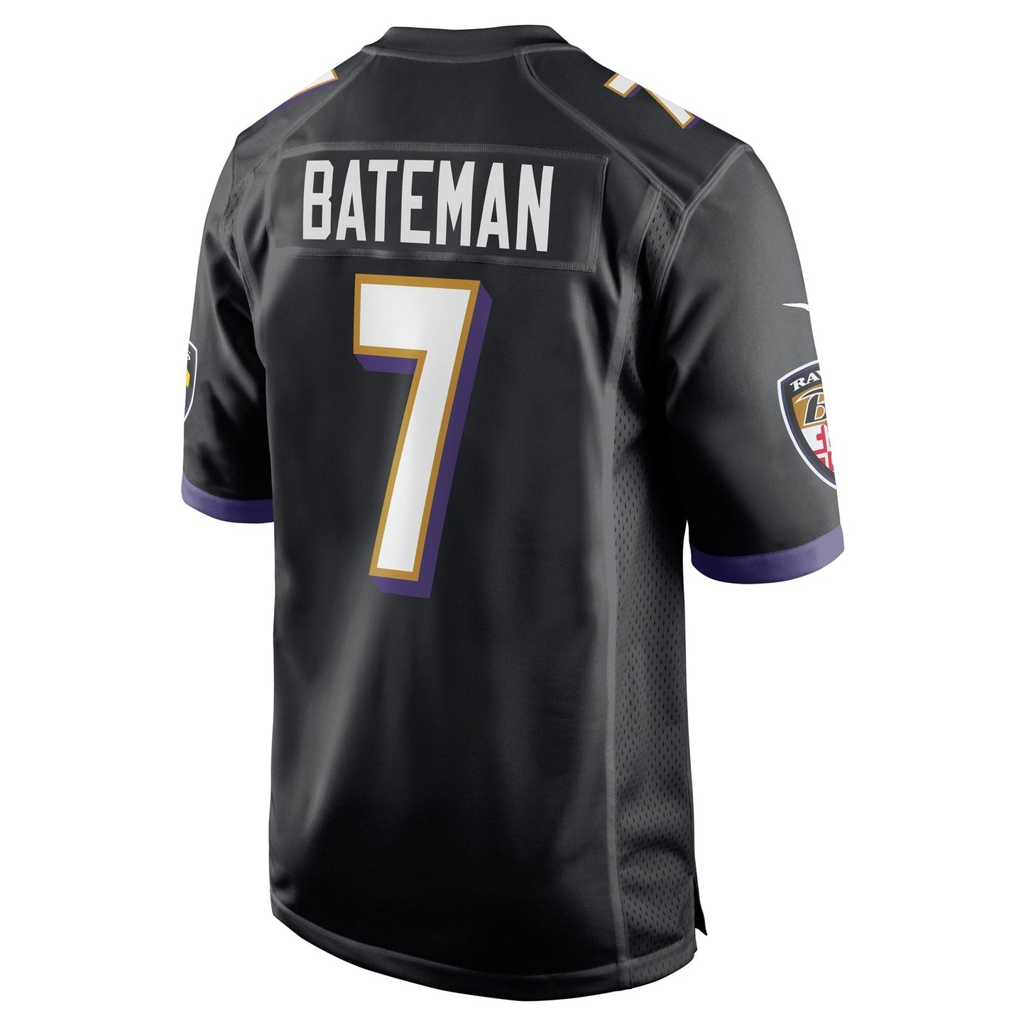Rashod Bateman Baltimore Ravens Game Jersey - Black