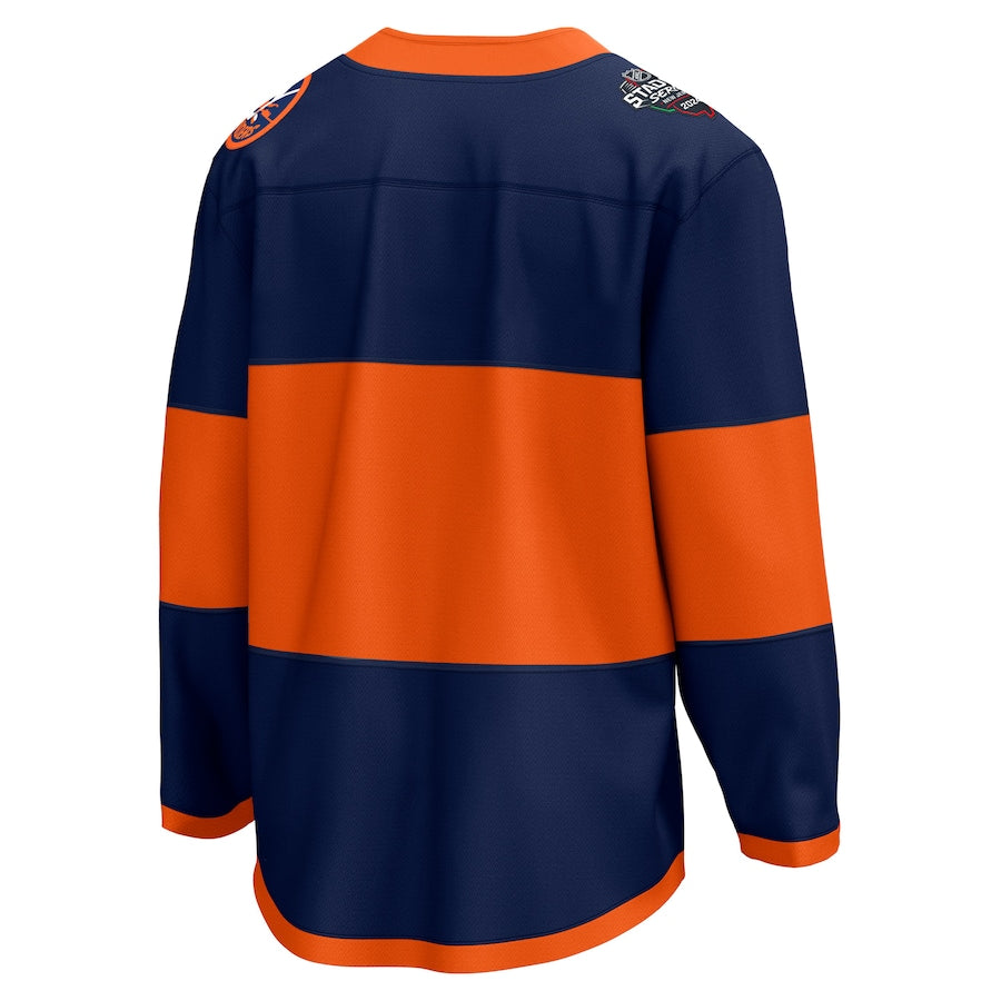 New York Islanders 2024 NHL Stadium Series Breakaway Blank Jersey Navy