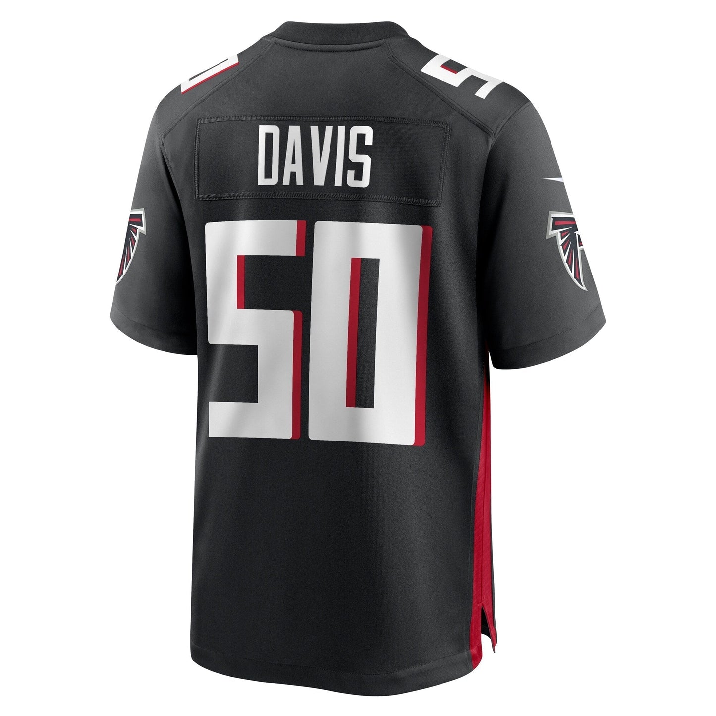 Tae Davis Atlanta Falcons Team Game Jersey - Black
