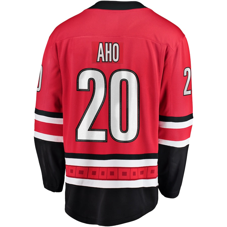 Sebastian Aho Carolina Hurricanes Alternate Breakaway Jersey - Red