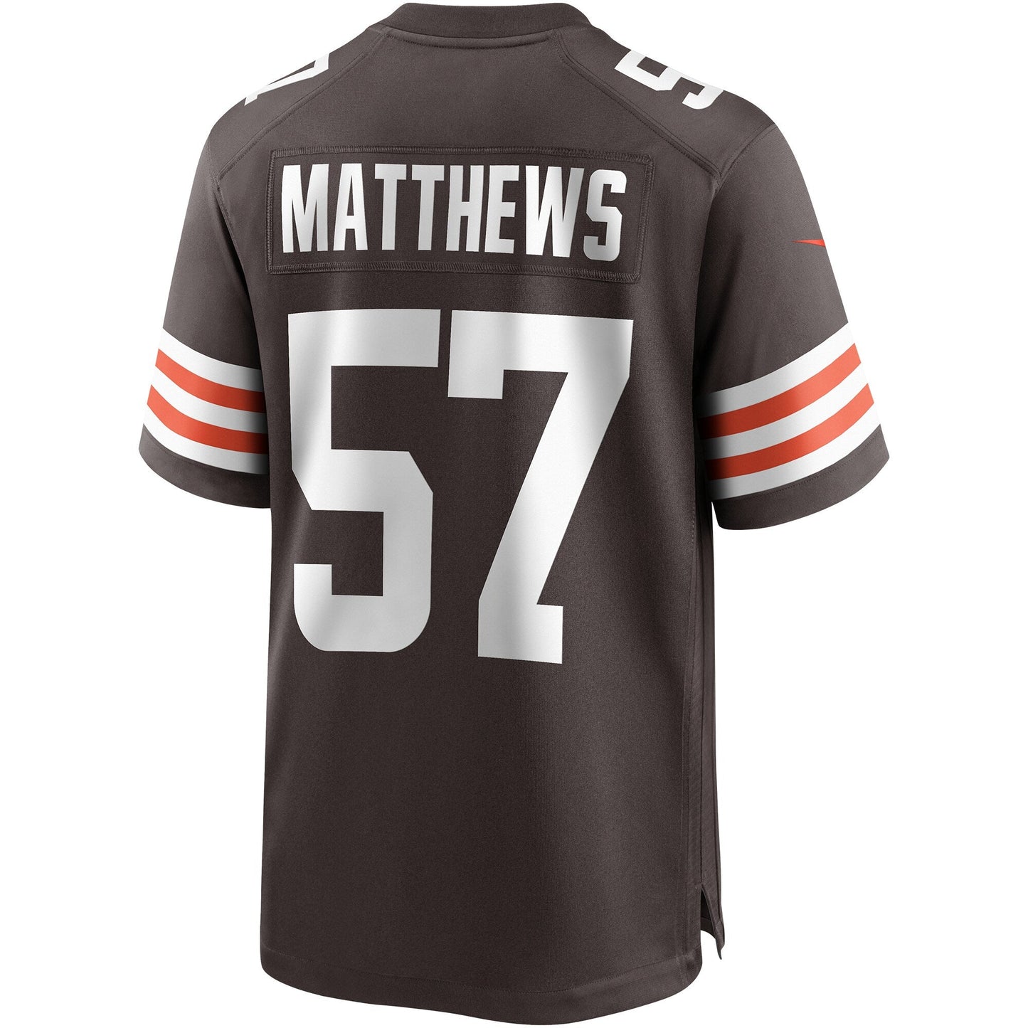 Clay Matthews Cleveland Browns Game Retired Jersey - Brown