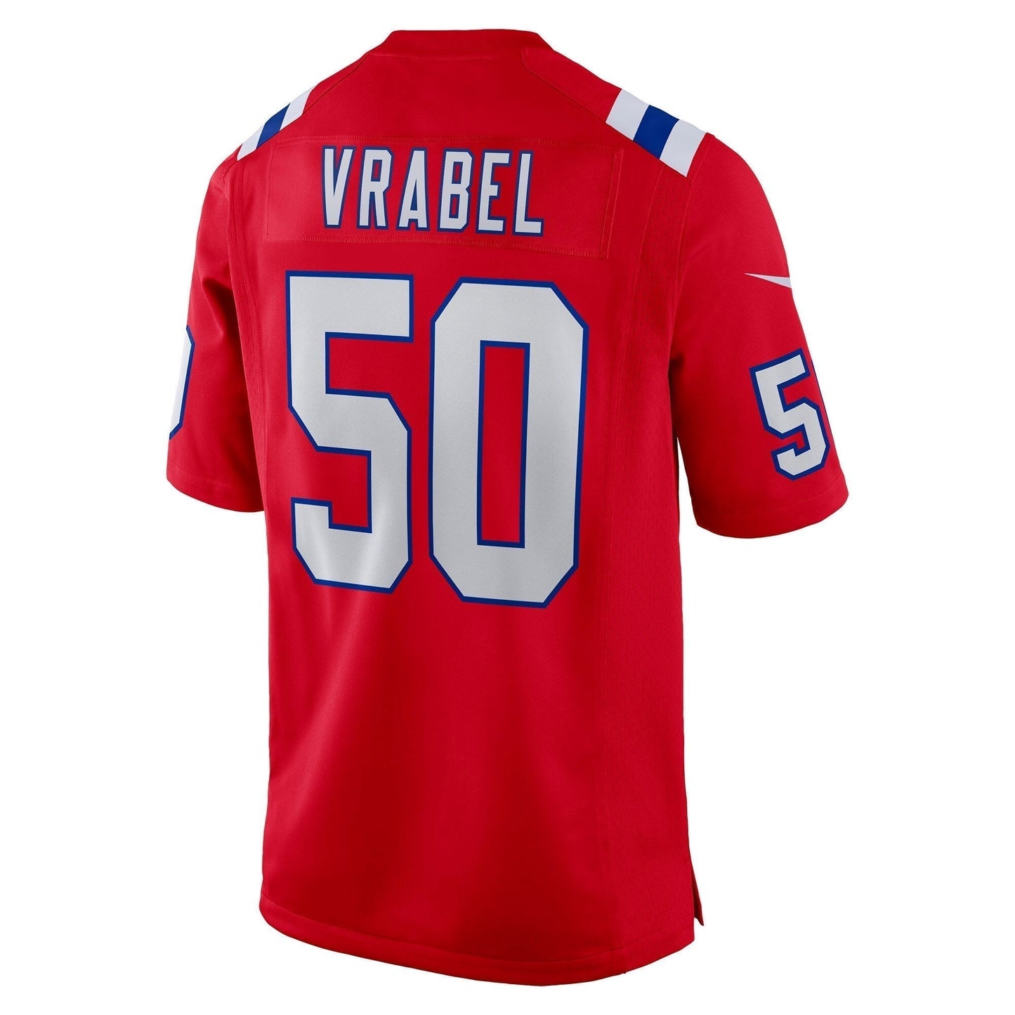 Mike Vrabel New England Patriots Retired Alternate Game Jersey - Red